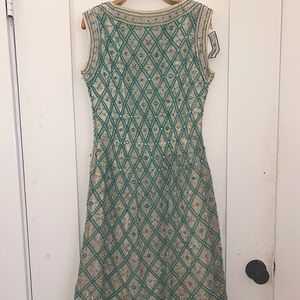 Vintage RARE 1950s Pedro Rodriguez Embellished Beaded Cocktail Dress